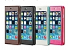 X-Fitted iPhone 6 Plus / 6S Plus Gizli Ekran Pencereli Privacy Siyah Deri Klf - Resim: 5