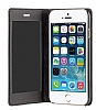X-Fitted iPhone 6 Plus / 6S Plus Gizli Ekran Pencereli Privacy Siyah Deri Klf - Resim: 7