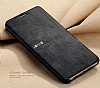 X-Level Extreme Samsung Galaxy Note 5 Standl Kapakl Siyah Deri Klf - Resim: 1