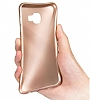 X-Level Guardian Samsung Galaxy C5 nce Gold Silikon Klf - Resim: 5