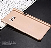 X-Level Metalic Samsung Galaxy Note FE nce Gold Rubber Klf - Resim: 2
