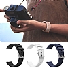 Huawei Watch 3 Pro izgili Beyaz Silikon Kordon - Resim: 2