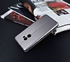 Xiaomi Mi Mix 2 Curve Manyetik Kapakl Silver Deri Klf - Resim: 4