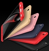 Zore GKK Ays Xiaomi Redmi Note 5A 360 Derece Koruma Krmz-Siyah Rubber Klf - Resim: 1