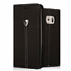 Xundd Noble Samsung Galaxy Note 5 Kapakl Siyah Deri Klf - Resim: 2