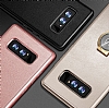 Xundd Vette Series Samsung Galaxy Note 8 Silikon Kenarl Siyah Deri Klf - Resim: 4
