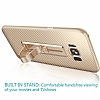 Xundd Vision Series Samsung Galaxy S8 Plus Karbon Gold Silikon Klf - Resim: 2