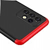 Zore GKK Ays Samsung Galaxy A32 4G 360 Derece Koruma Siyah-Gri Rubber Klf - Resim: 1