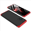 Zore GKK Ays Xiaomi Redmi K40 360 Derece Koruma Siyah-Gri Rubber Klf - Resim: 2
