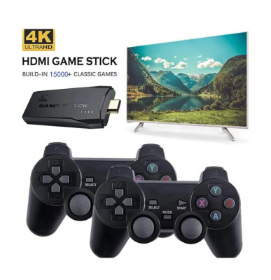 2.4G Kablosuz Oyun Konsolu – 4K Ultra HD Game Stick M8 - 2