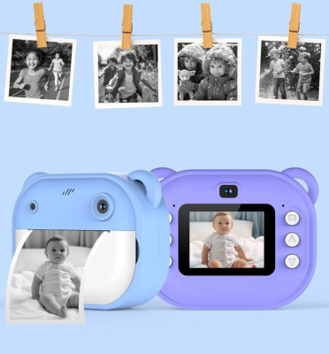 4Berry Mini Termal Yazıcılı Dijital Çocuk Kamerası-Anında Fotoğraf - 10