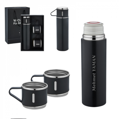5337 Çelik 3'Lü Termos Set 500ml - 1