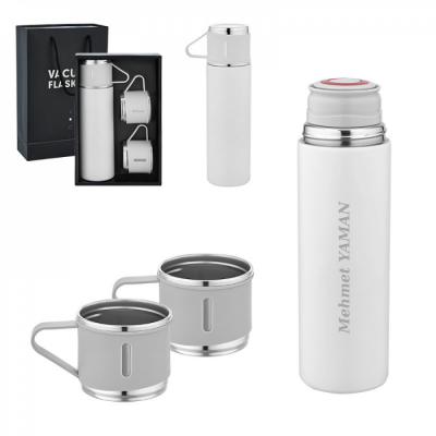 5337 Çelik 3'Lü Termos Set 500ml - 2