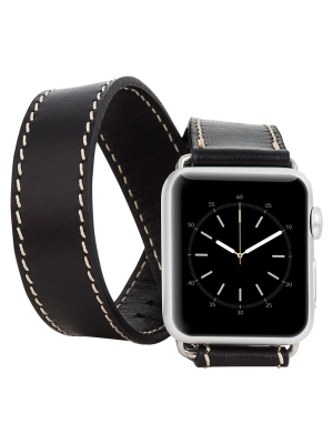 Bouletta Apple Watch Uyumlu Deri Çift Tur Kordon 38 /40 mm -Rst1 - Bouletta