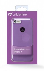 Cellularline iPhone X / XS Color UltraSlim Şeffaf Mor Kılıf - 2