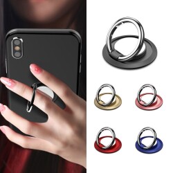 Cortrea Yuvarlak Siyah Yüzük Telefon Tutucu - 8