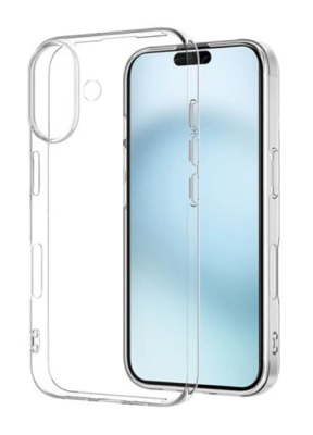 Dafoni Aircraft iPhone 16 Plus İnce Şeffaf Silikon Kılıf - 1