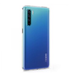 Dafoni Aircraft Oppo Reno3 Ultra İnce Şeffaf Silikon Kılıf - Dafoni