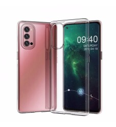 Dafoni Aircraft Oppo Reno4 Pro Ultra İnce Şeffaf Silikon Kılıf - Dafoni