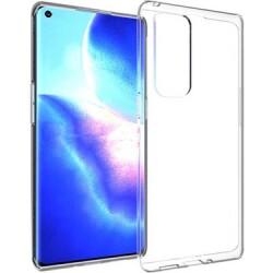 Dafoni Aircraft Oppo Reno5 Pro 5G Ultra İnce Şeffaf Silikon Kılıf - Dafoni