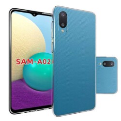 Dafoni Aircraft Samsung Galaxy A02 Ultra İnce Şeffaf Silikon Kılıf - Dafoni