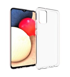 Dafoni Aircraft Samsung Galaxy A02S Ultra İnce Şeffaf Silikon Kılıf - Dafoni