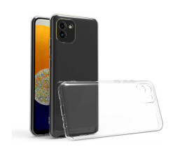 Dafoni Aircraft Samsung Galaxy A03 Ultra İnce Şeffaf Silikon Kılıf - Dafoni