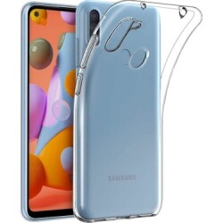 Dafoni Aircraft Samsung Galaxy A11 Ultra İnce Şeffaf Silikon Kılıf - Dafoni