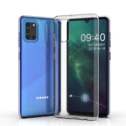 Dafoni Aircraft Samsung Galaxy A31 Ultra İnce Şeffaf Silikon Kılıf - Dafoni