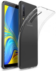 Dafoni Aircraft Samsung Galaxy A7 2018 Ultra İnce Şeffaf Silikon Kılıf - Dafoni
