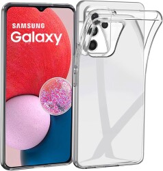 Dafoni Aircraft Samsung Galaxy M13 Ultra İnce Şeffaf Silikon Kılıf - Dafoni