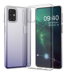 Dafoni Aircraft Samsung Galaxy M31S İnce Şeffaf Silikon Kılıf - Dafoni