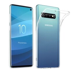 Dafoni Aircraft Samsung Galaxy S10 Plus Ultra İnce Şeffaf Silikon Kılıf - Dafoni