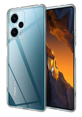 Dafoni Aircraft Xiaomi Poco F5 İnce Şeffaf Silikon Kılıf - 1