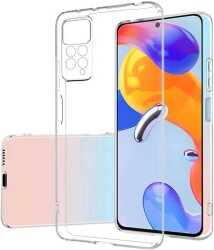 Dafoni Aircraft Xiaomi Redmi Note 11 Pro İnce Şeffaf Silikon Kılıf - Dafoni