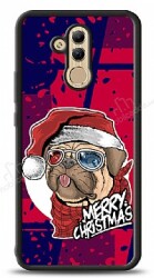 Dafoni Art Huawei Mate 20 Lite Christmas Pug Kılıf - Dafoni