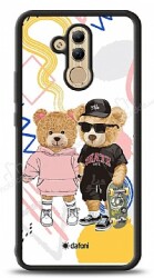 Dafoni Art Huawei Mate 20 Lite Fun Couple Teddy Kılıf - Dafoni
