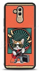 Dafoni Art Huawei Mate 20 Lite Guitarist Cat Kılıf - Dafoni