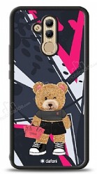 Dafoni Art Huawei Mate 20 Lite Rock And Roll Teddy Bear Kılıf - Dafoni