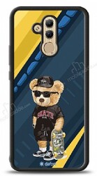 Dafoni Art Huawei Mate 20 Lite Skate Bear Kılıf - Dafoni