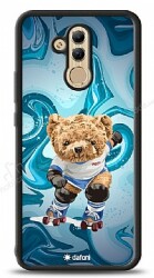 Dafoni Art Huawei Mate 20 Lite Skating Teddy Bear Kılıf - Dafoni