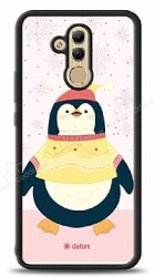 Dafoni Art Huawei Mate 20 Lite Smiling Penguin Kılıf - Dafoni