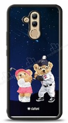 Dafoni Art Huawei Mate 20 Lite Sporty Couple Teddy Kılıf - Dafoni