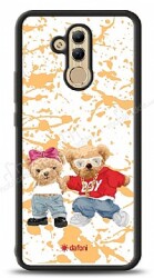 Dafoni Art Huawei Mate 20 Lite Style Couple Teddy Kılıf - Dafoni