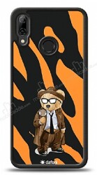 Dafoni Art Huawei P Smart 2019 Detective Teddy Bear Kılıf - Dafoni