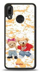 Dafoni Art Huawei P Smart 2019 Style Couple Teddy Kılıf - Dafoni
