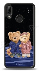 Dafoni Art Huawei P Smart 2019 Under The Stars Teddy Bears Kılıf - Dafoni