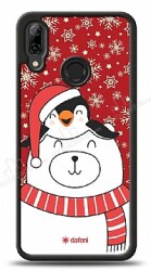 Dafoni Art Huawei P Smart 2019 Winter Friends Kılıf - Dafoni