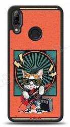 Dafoni Art Huawei P20 Lite Guitarist Cat Kılıf - Dafoni