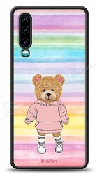 Dafoni Art Huawei P30 Chic Teddy Bear Kılıf - Dafoni